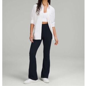 Lululemon Groove Super-High-Rise Flared Pant *Nulu True Navy
